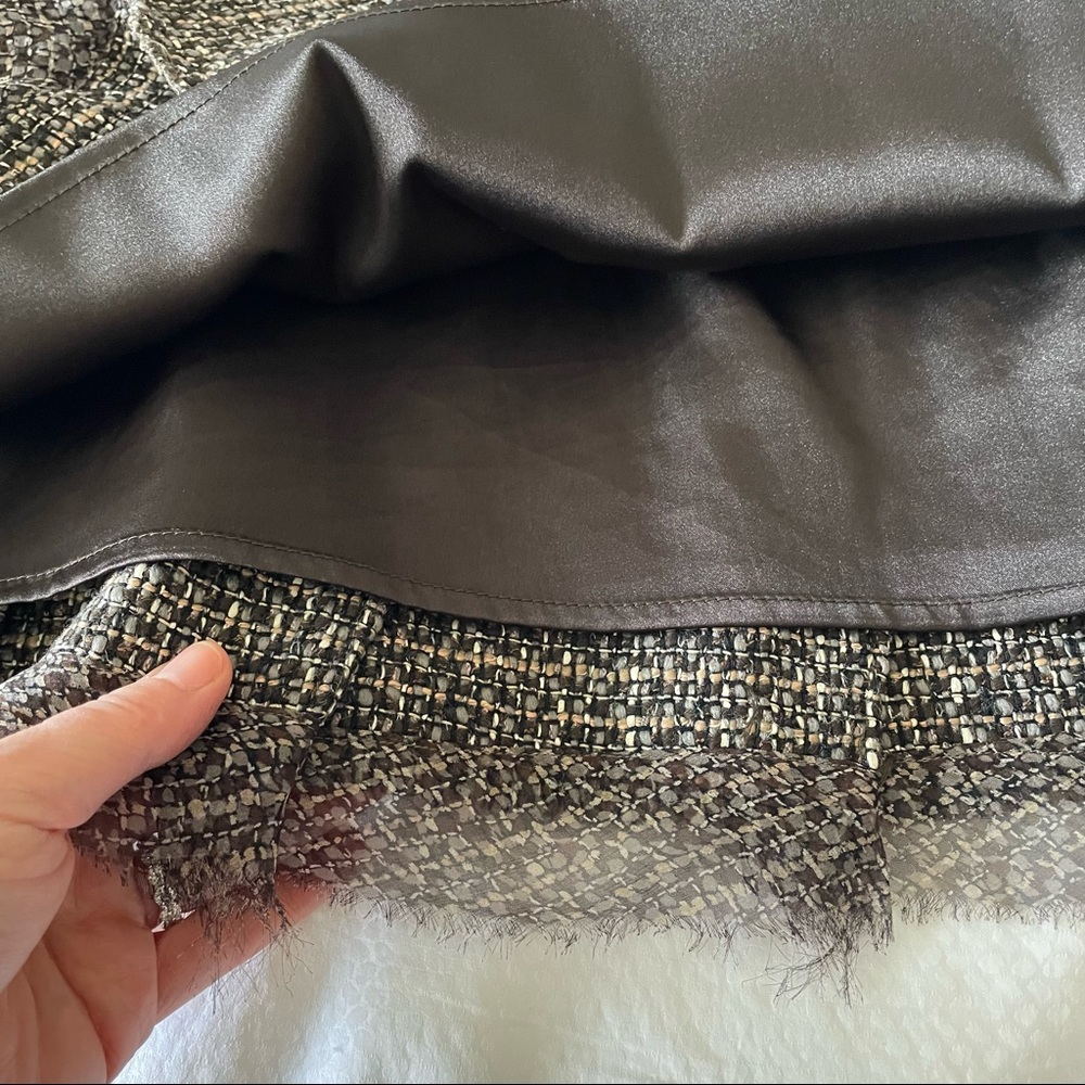 ELIE TAHARI Vintage Wool Tweed Skirt Size 8 - Picture 5 of 8